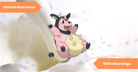 miltank smogon|miltank nicknames.